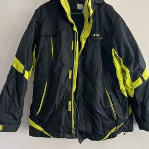 Men’s Columbia bugaboo interchangeable ski jacket